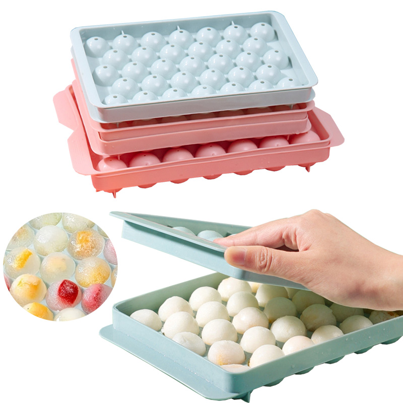 Kitchen Appliances Holder - Round Ice Cube Tray Creative Hockey