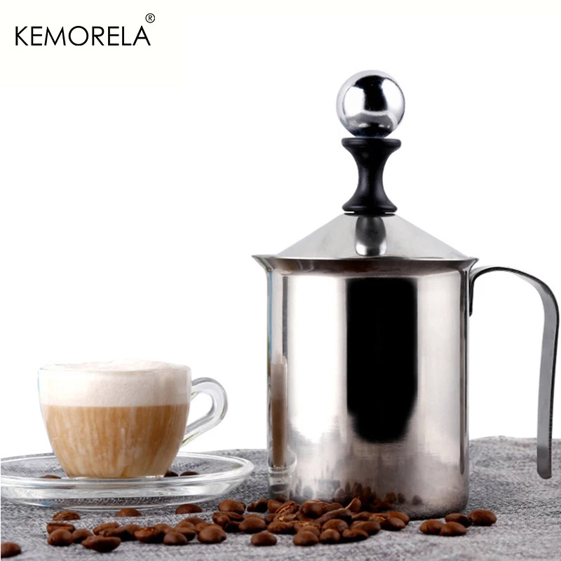 Kitchen Appliances For Restaurant - 400ML Stainless Milk Frother Foam Maker