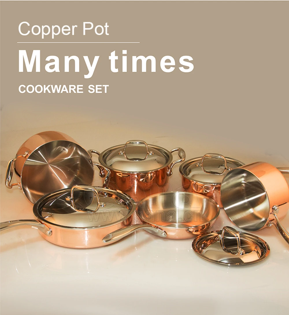 Kitchen Appliances Wholesale - QANA Factory Wholesale OEM Copper Pot