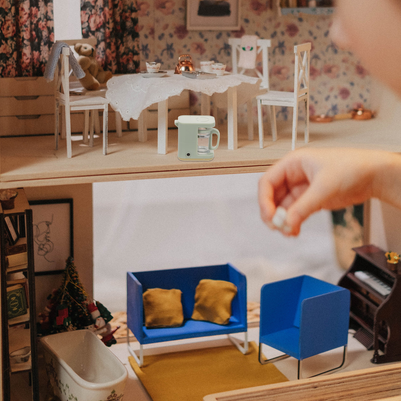 Kitchen Appliances Photos - Mini Coffee Machine 1:12 Scale Dollhouse
