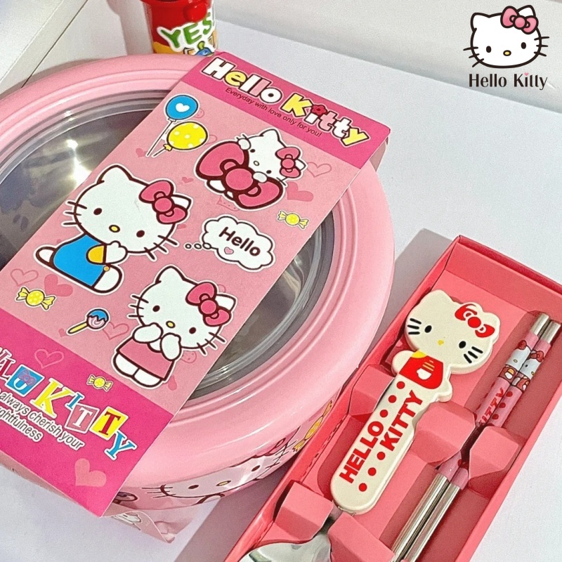 Kitchen Appliances Large - Cute Hello Kitty Stainless Steel Ramen