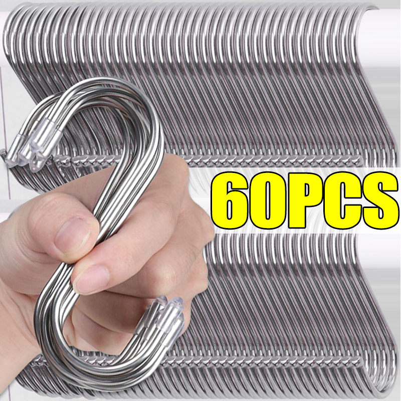Kitchen Appliances Wholesale - 5.5/7/9cm S-shaped Hooks Stainless Steel Multi-function