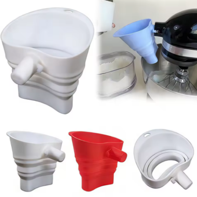 Kitchen Appliances For Restaurant - 1/3pcs mix Silicone Flour Funnel for