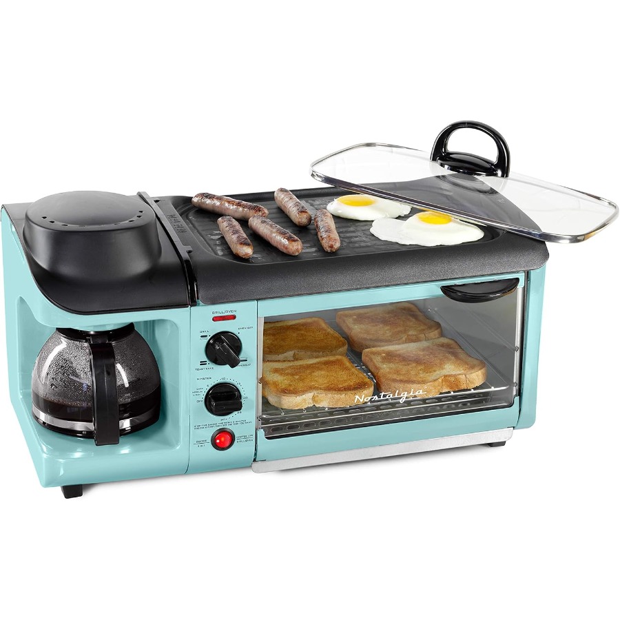3-in-1 Breakfast Station with  - Toaster 4 Slice avis et prix