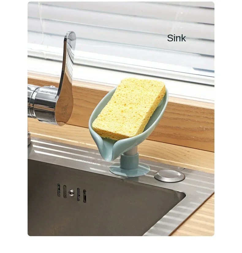 Drain Soap Holder Leaf Shape S - Kitchen Appliances Holder avis et prix