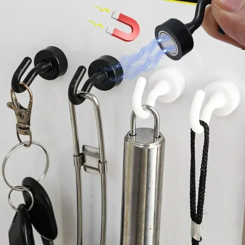 Black Strong Magnetic Hooks fo - Kitchen Appliances Refrigerators avis et prix