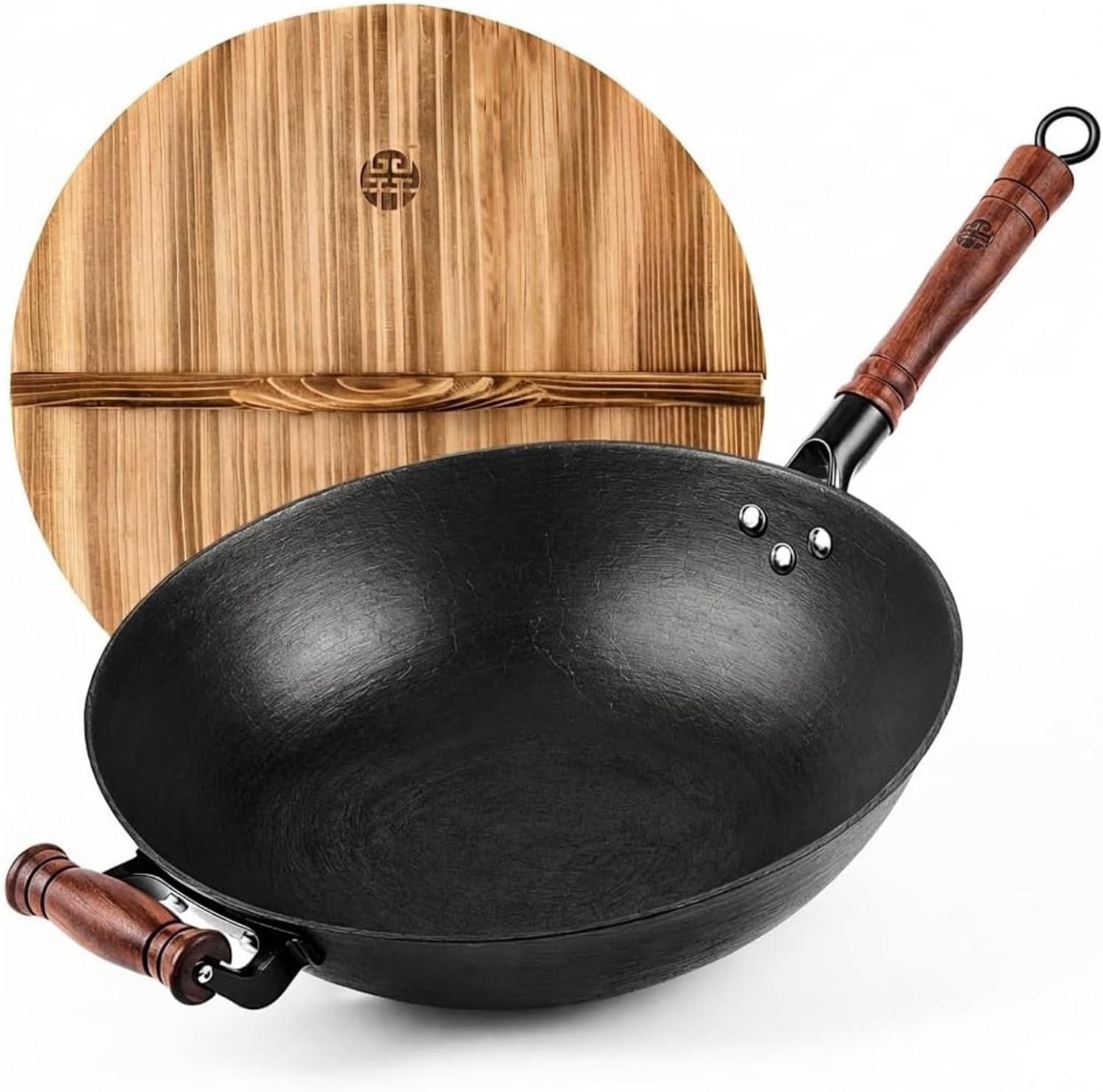 12.6 Inch Cast Iron Wok with W - Wok Electric Flat avis et prix