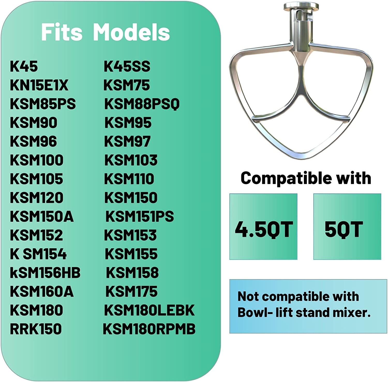 Stainless Steel Flat Beater fo - Meat Grinder Attachment avis et prix