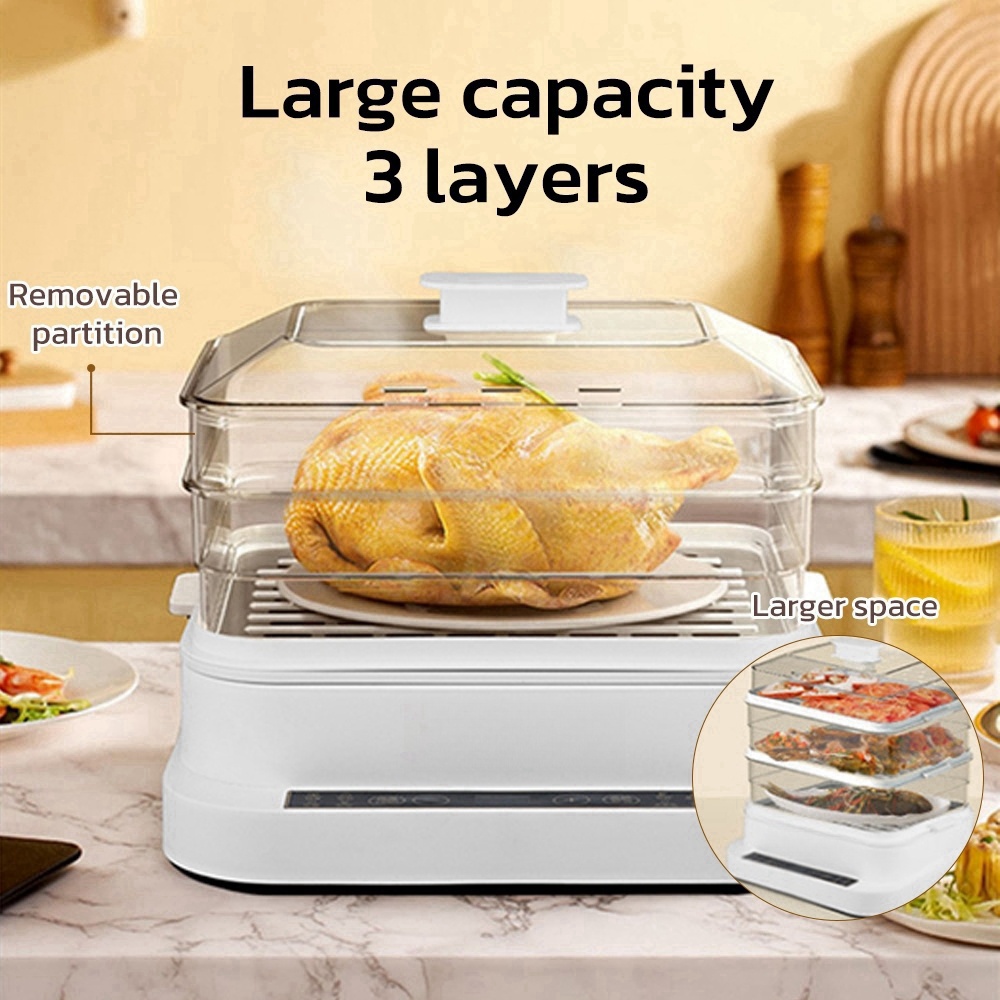 32L Smart Electric Steamer - 3 - Kitchen Appliances Large avis et prix