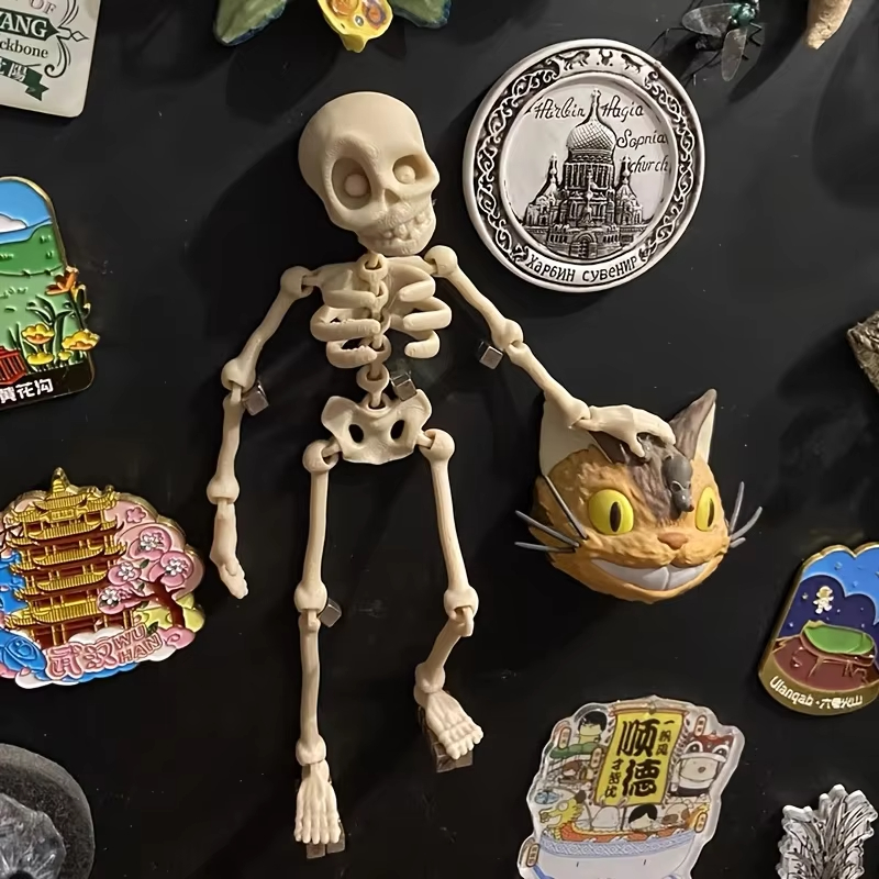 Magnetic Poseable Skull Fridge - Kitchen Appliances Refrigerators avis et prix