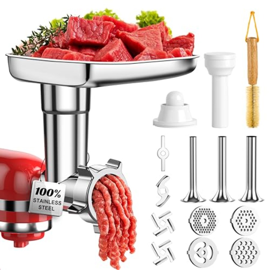 100% Polished Stainless Steel  - Meat Grinder Attachment avis et prix