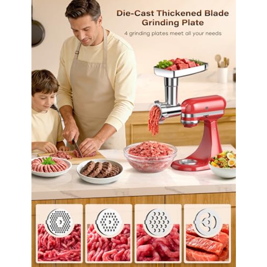 100% Polished Stainless Steel  - Meat Grinder Attachment avis et prix