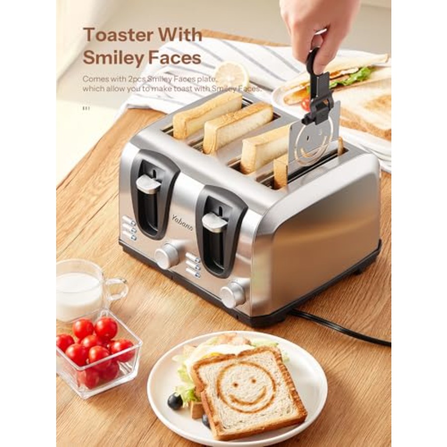 4-Slice Toaster with Extra Wid - Toaster 4 Slice avis et prix