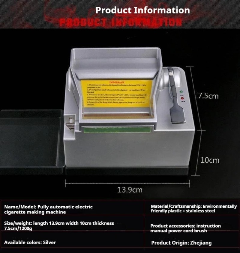 Electric Cigarette Rolling Mac - Roti Maker Automatic avis et prix