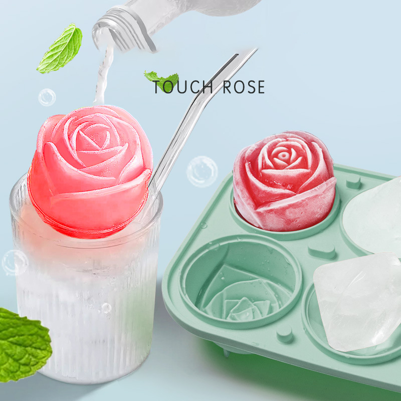 3D Rose Diamond Round Ice Cube - Kitchen Appliances Holder avis et prix