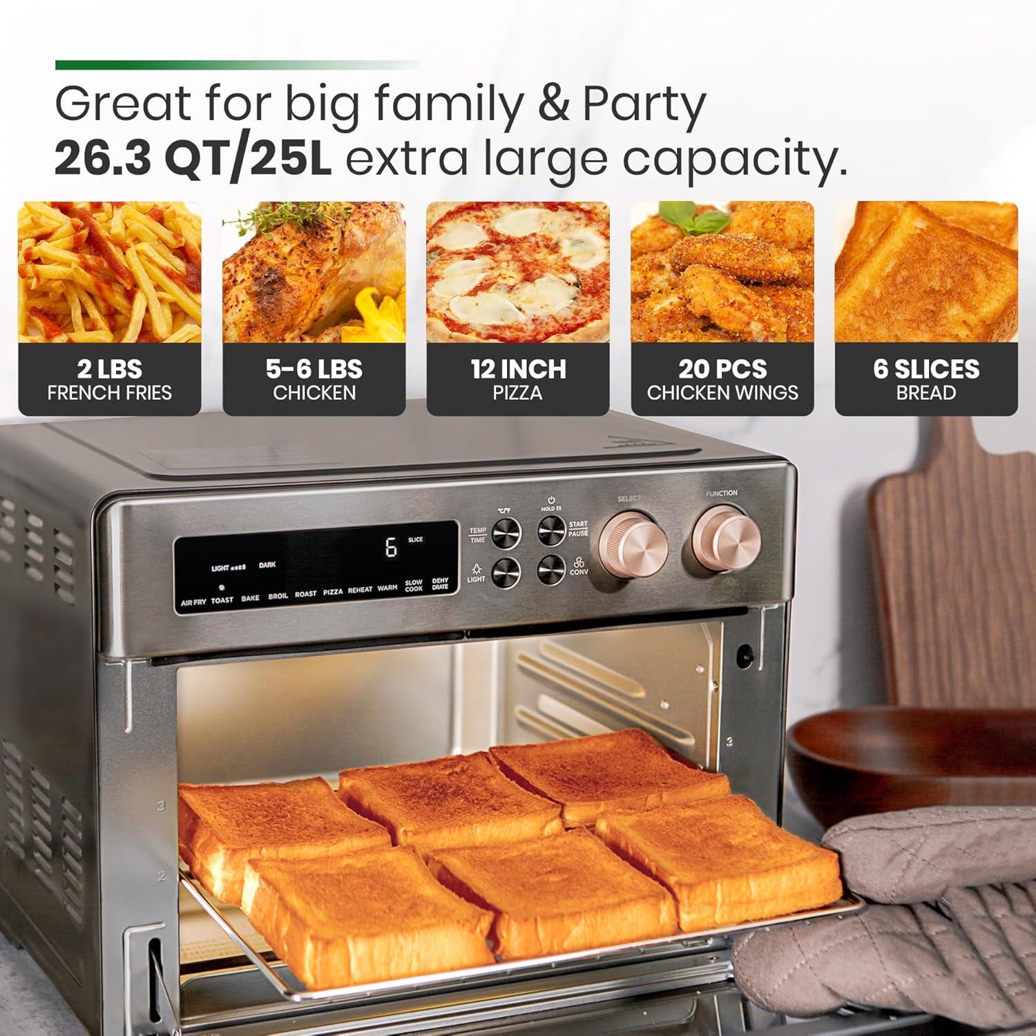 Infrared Heating Air Fryer Toa - Toaster 4 Slice avis et prix