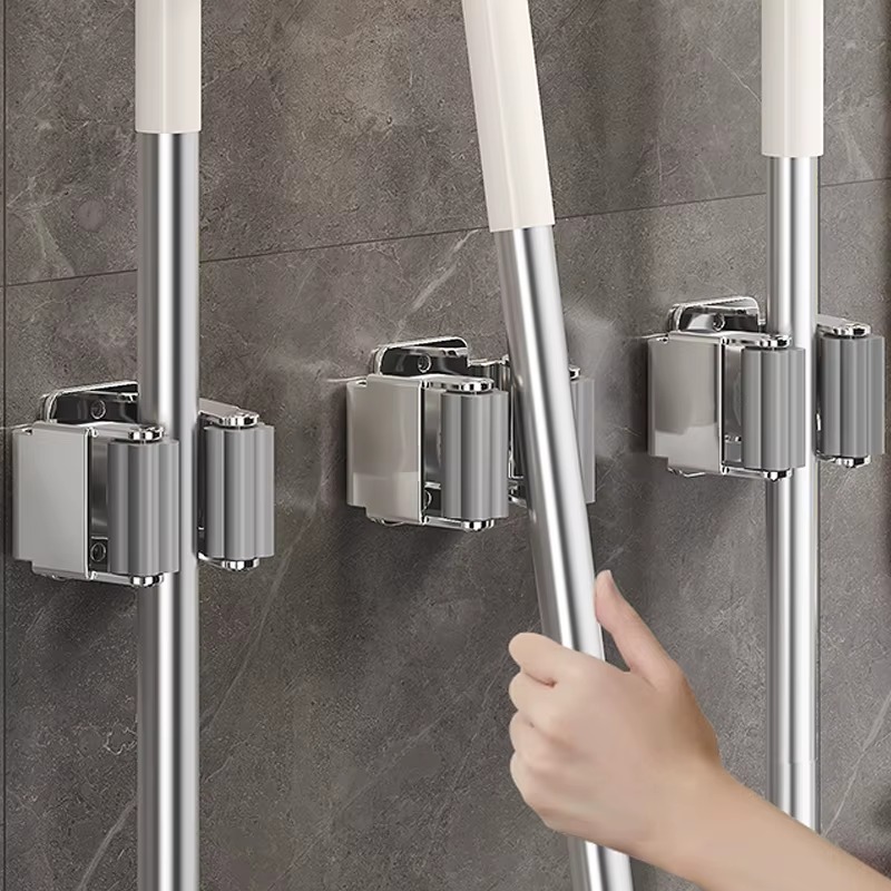 1-10Pcs Mop Broom Holder Wall  - Kitchen Appliances Holder avis et prix