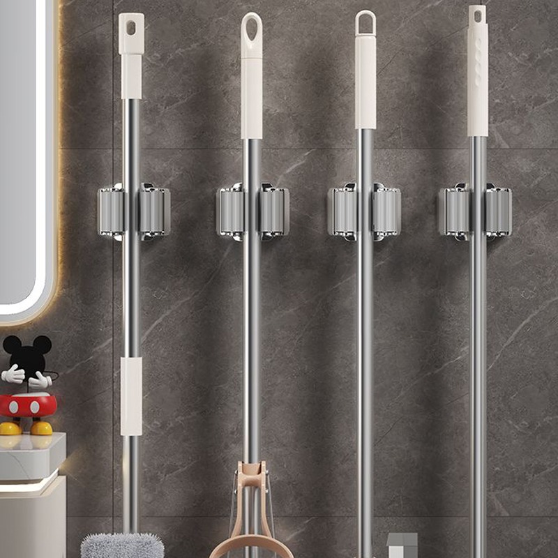 1-10Pcs Mop Broom Holder Wall  - Kitchen Appliances Holder avis et prix