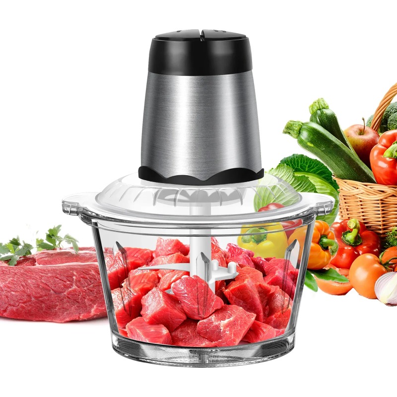 2L Electric Meat Grinder Food  - Food Processor Large avis et prix