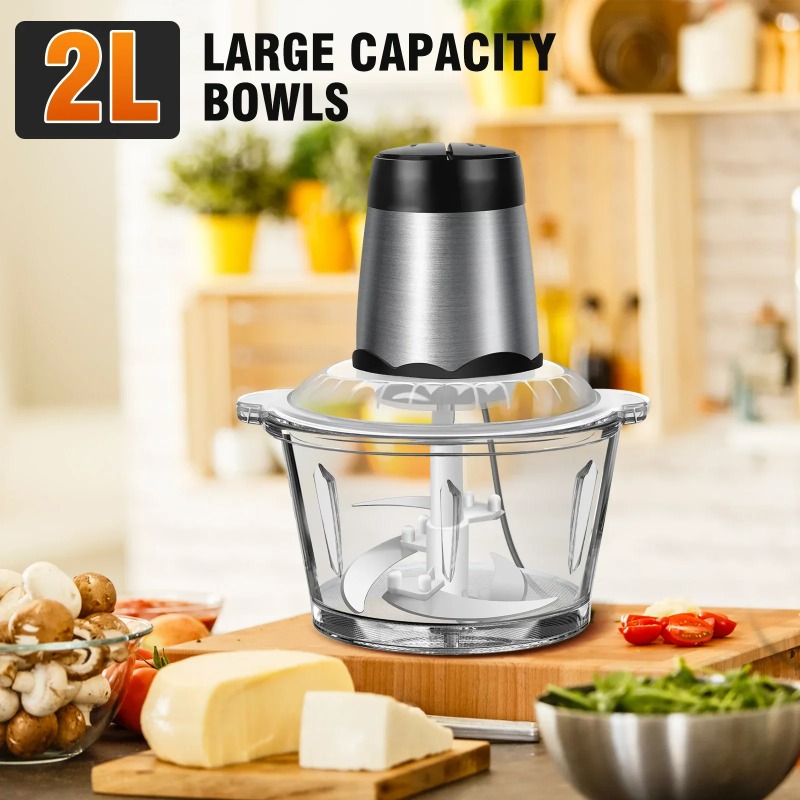 2L Electric Meat Grinder Food  - Food Processor Large avis et prix