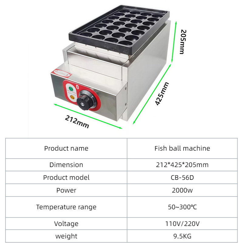 Commercial Fish Ball Waffle Ma - Kitchen Appliances Wholesale avis et prix