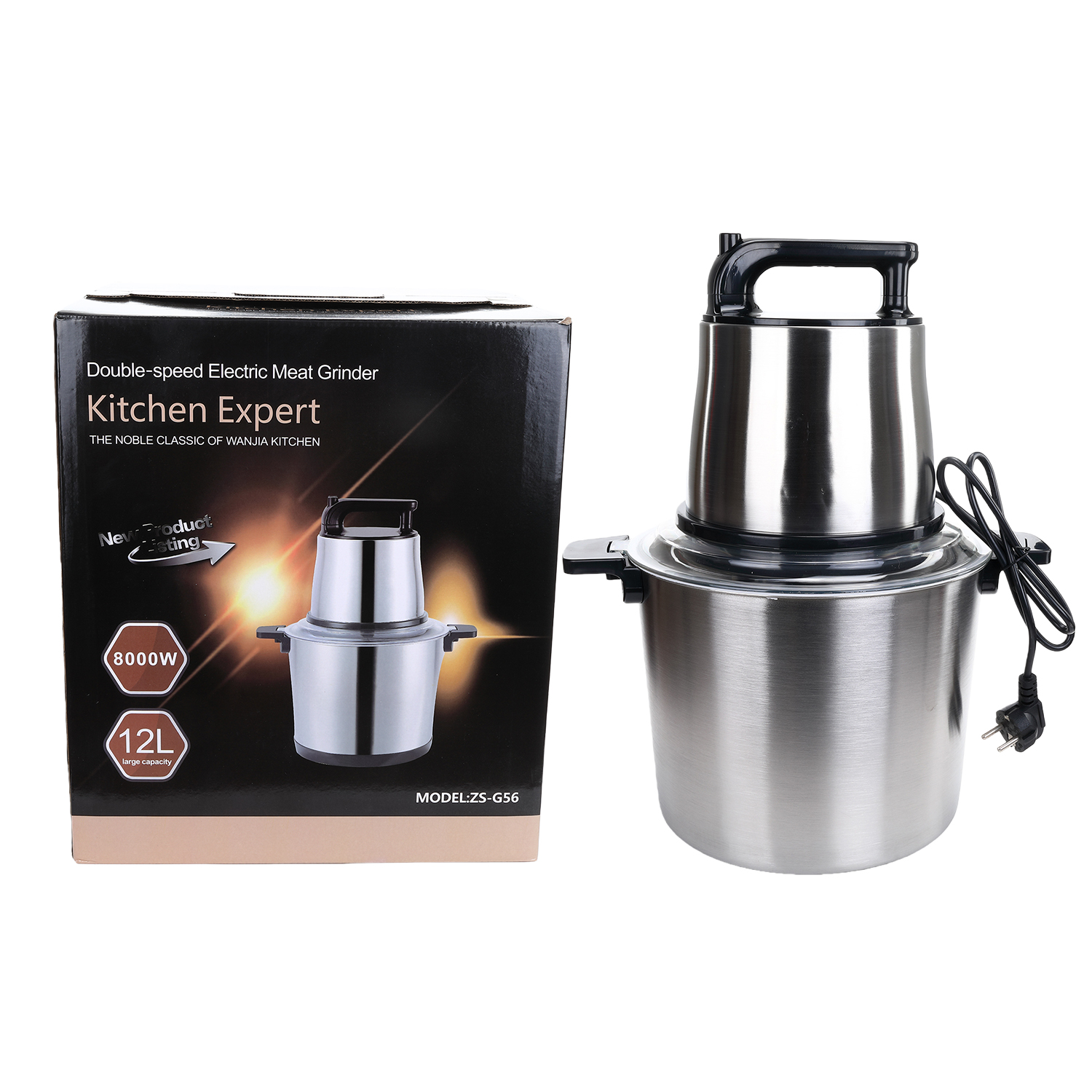 6/8/12L Large Capacity Food Pr - Food Processor Large avis et prix