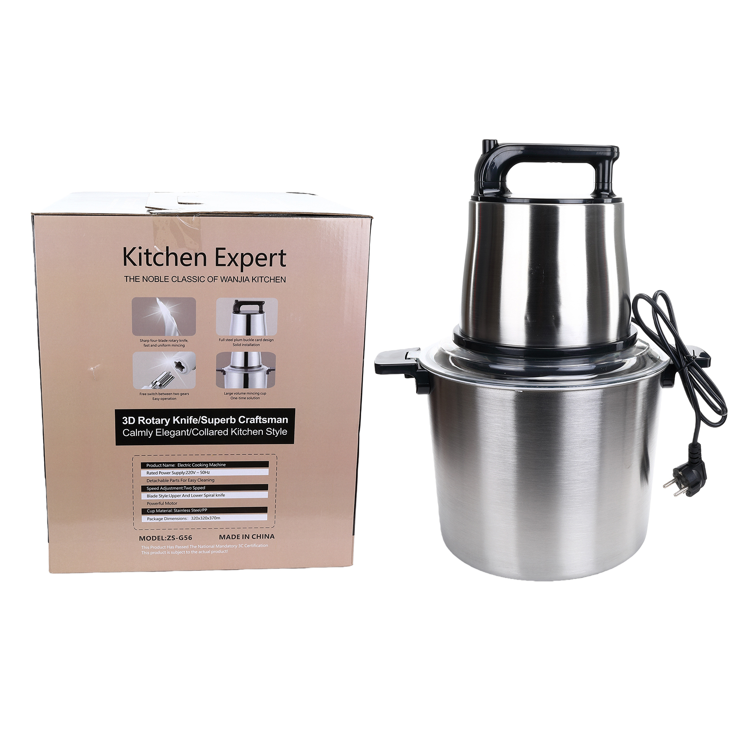 6/8/12L Large Capacity Food Pr - Food Processor Large avis et prix