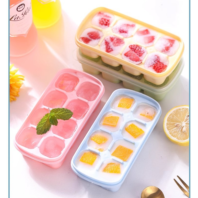 8-Grid Ice Cube Trays Silicone - Kitchen Appliances Refrigerators avis et prix