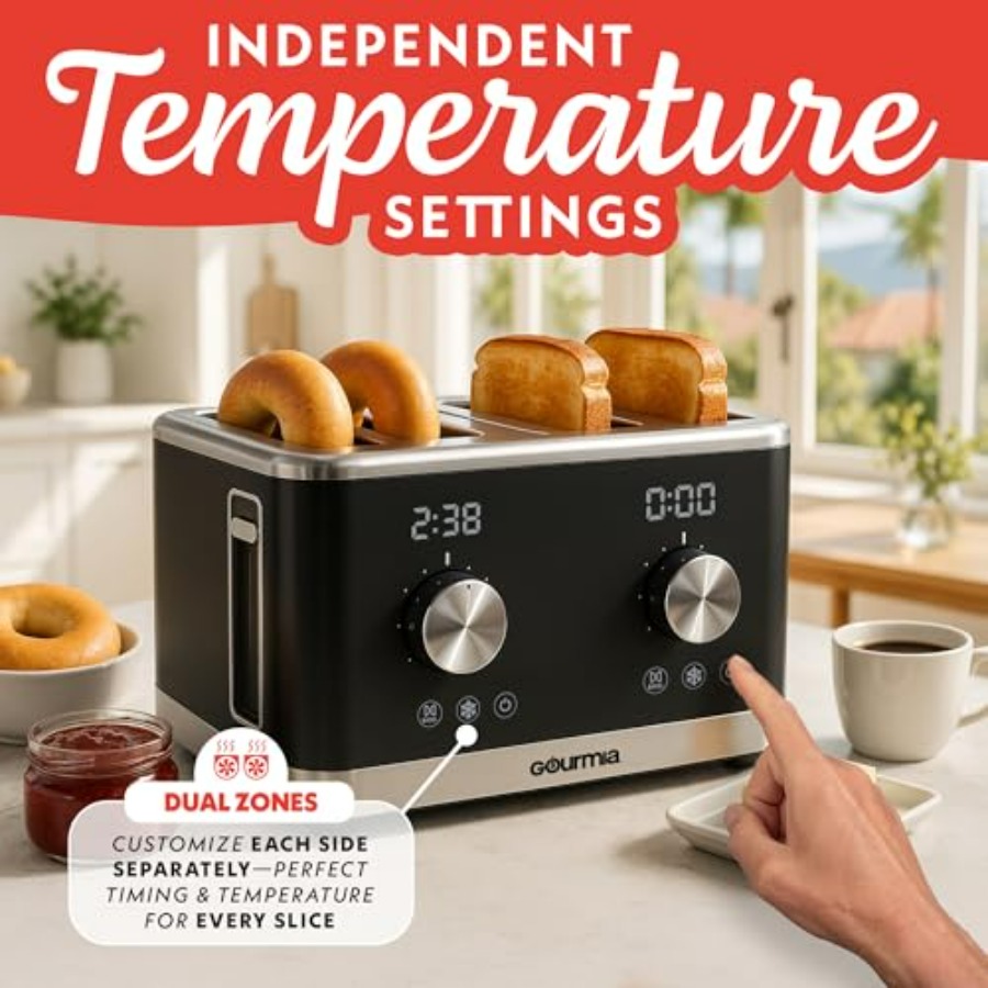 4-Slice Toaster with Dual Inde - Toaster 4 Slice avis et prix