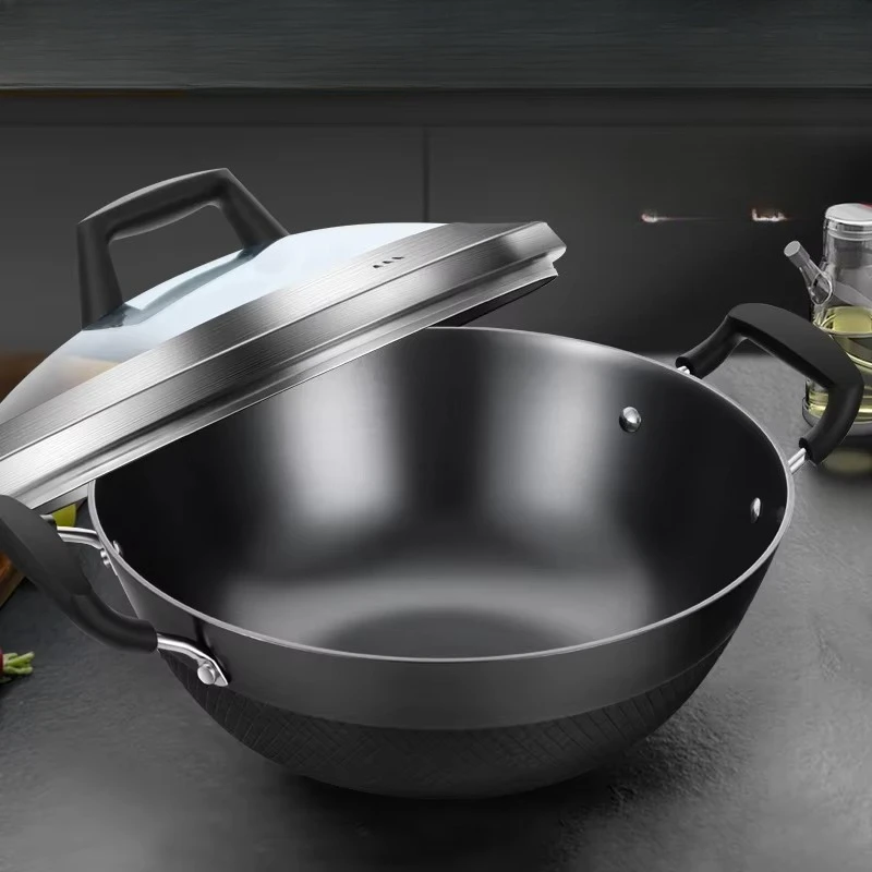 Flat bottom frying pan Stainle - Wok Electric Flat avis et prix