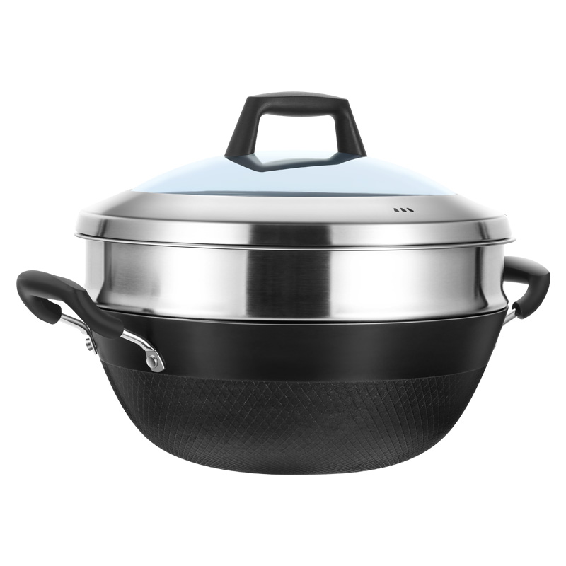 Flat bottom frying pan Stainle - Wok Electric Flat avis et prix