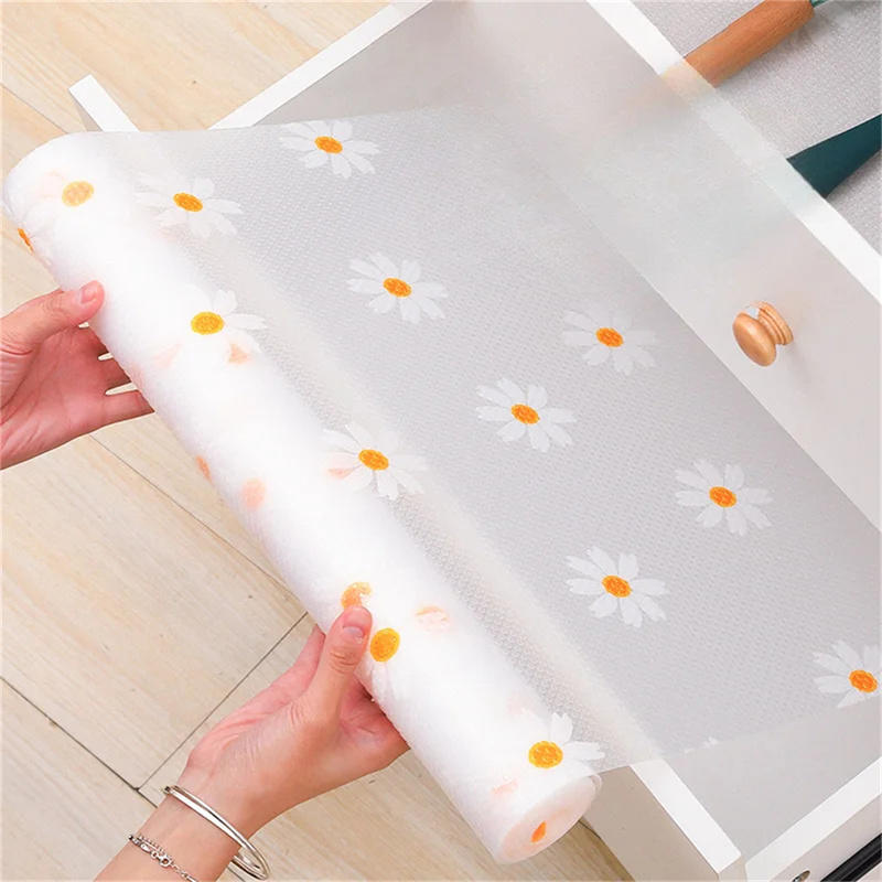 1 Roll Daisy Shelf Liner For K - Kitchen Appliances Refrigerators avis et prix