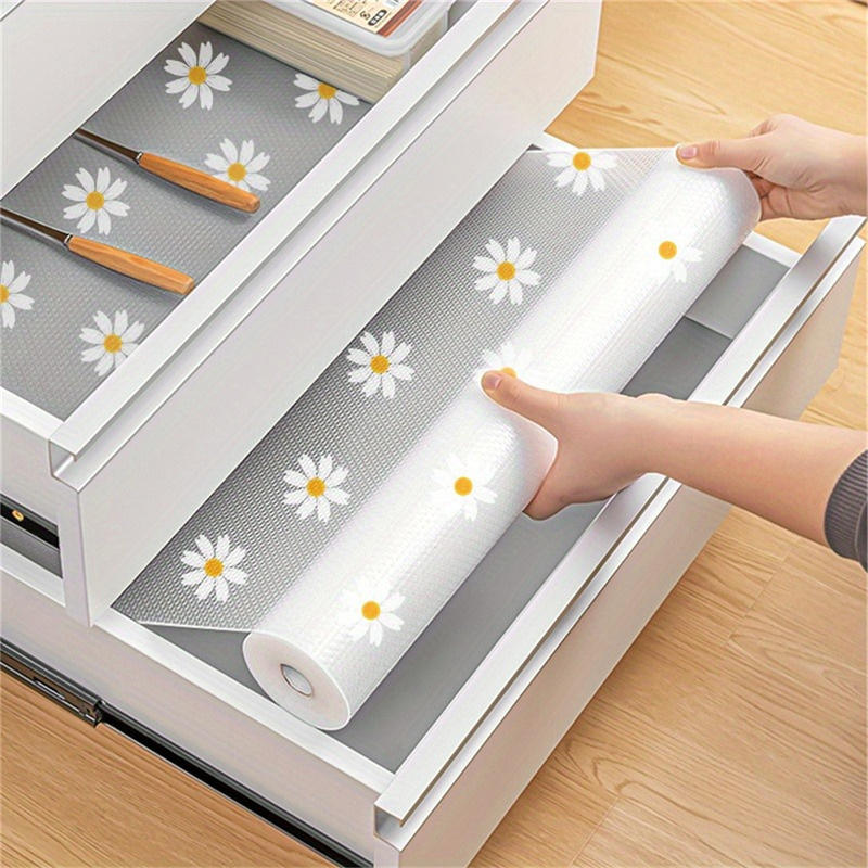 1 Roll Daisy Shelf Liner For K - Kitchen Appliances Refrigerators avis et prix