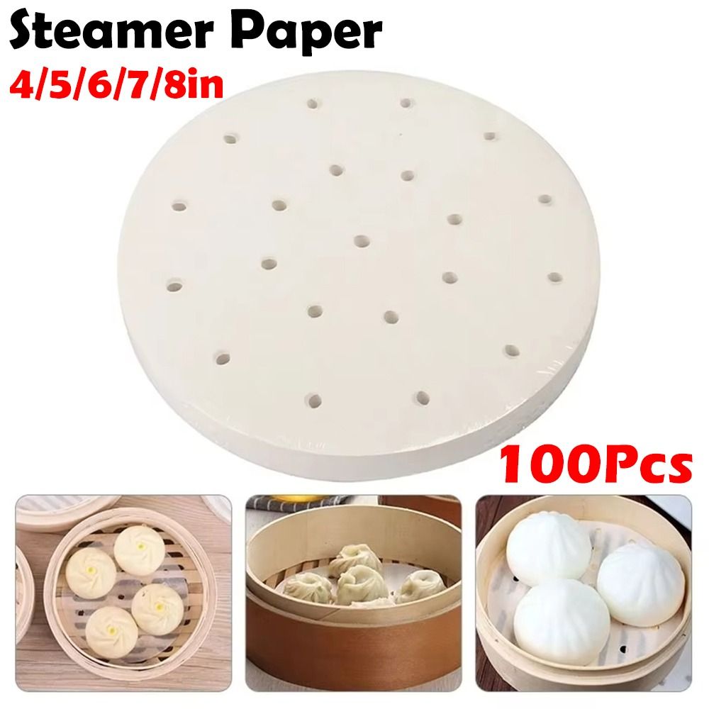 100Pcs Steamed Paper Steamed B - Kitchen Appliances For Restaurant avis et prix